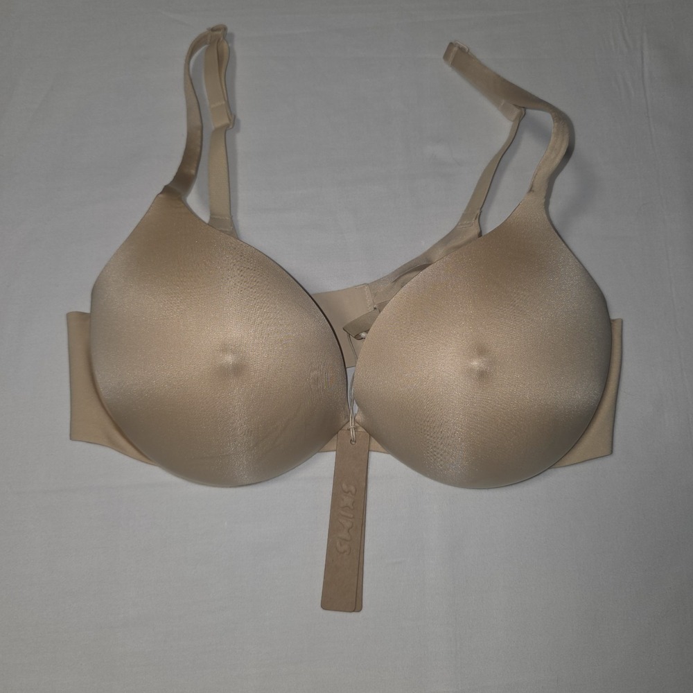 SKIMS NIPPLE BRA ULTIMATE PUSH UP BRA Wireless 36C Clay Body New NWT $68 MSRP